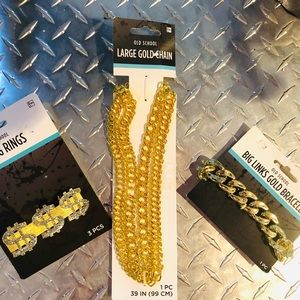 Bling gold props Halloween Videos set of 3 Blings